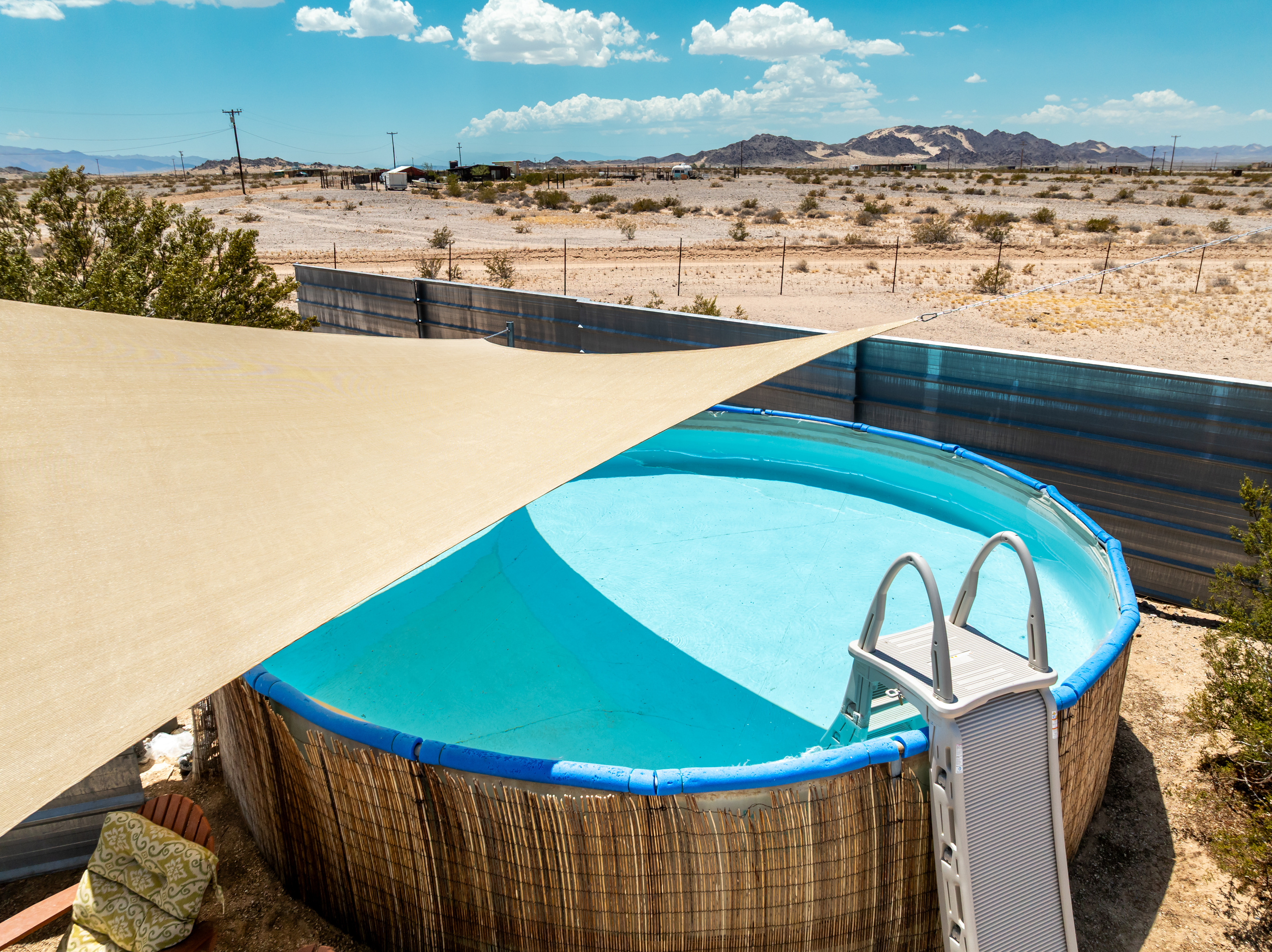 Year-round above-ground pool