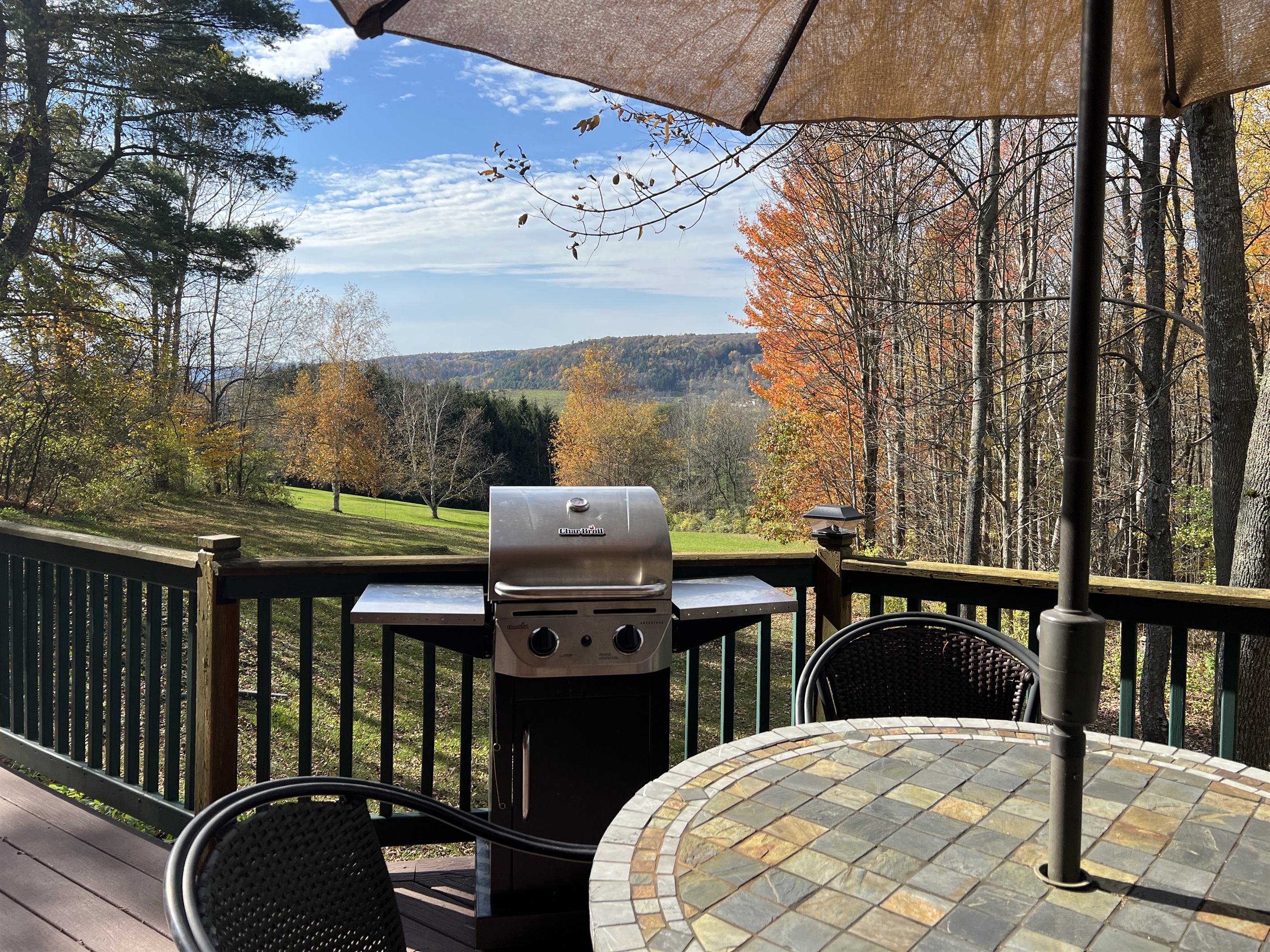 Grill station with a view