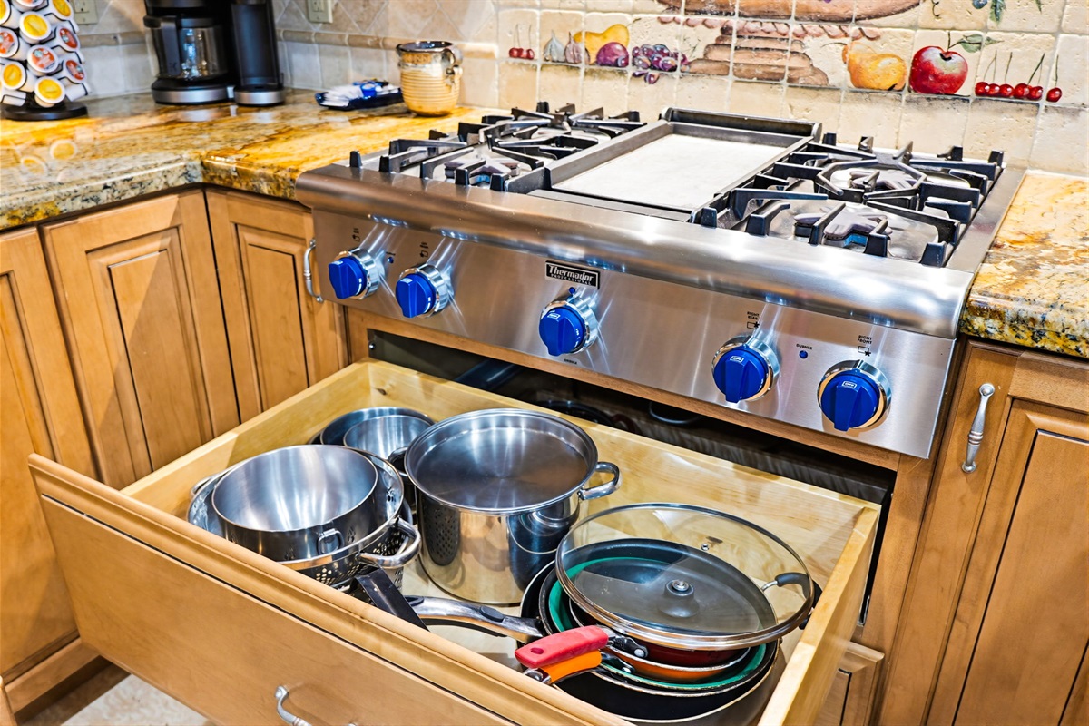 Plenty of pots and pans