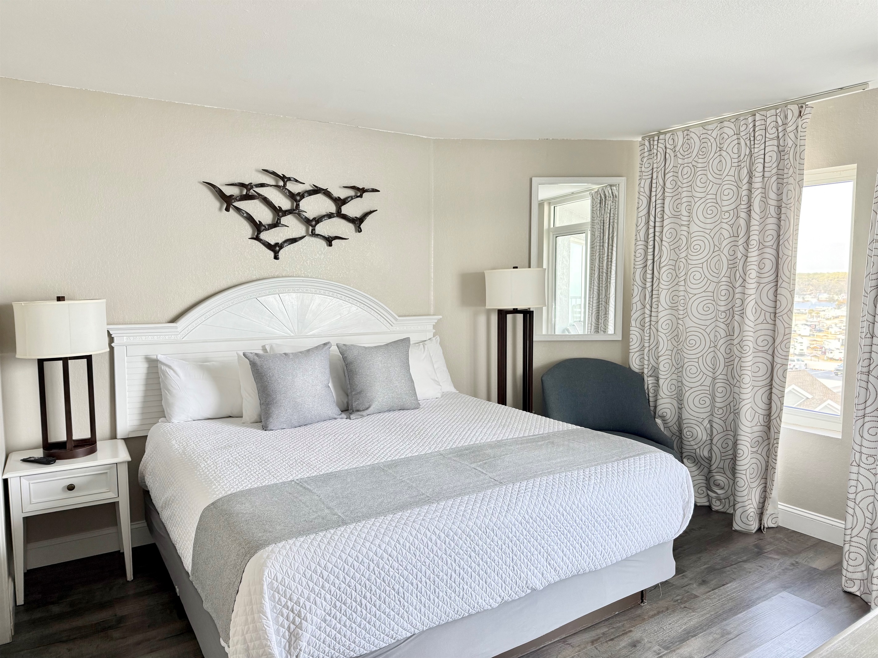 King Bed in the Master Suite