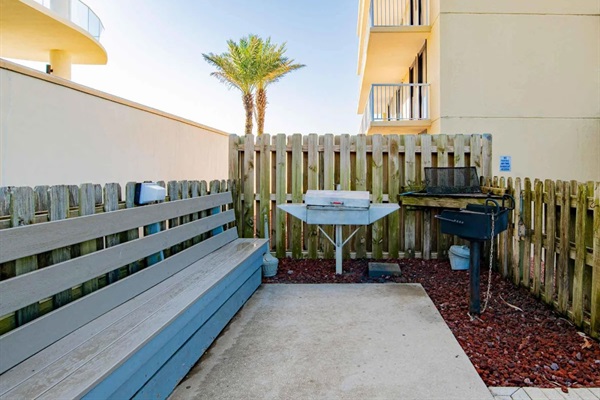 Community grilling area