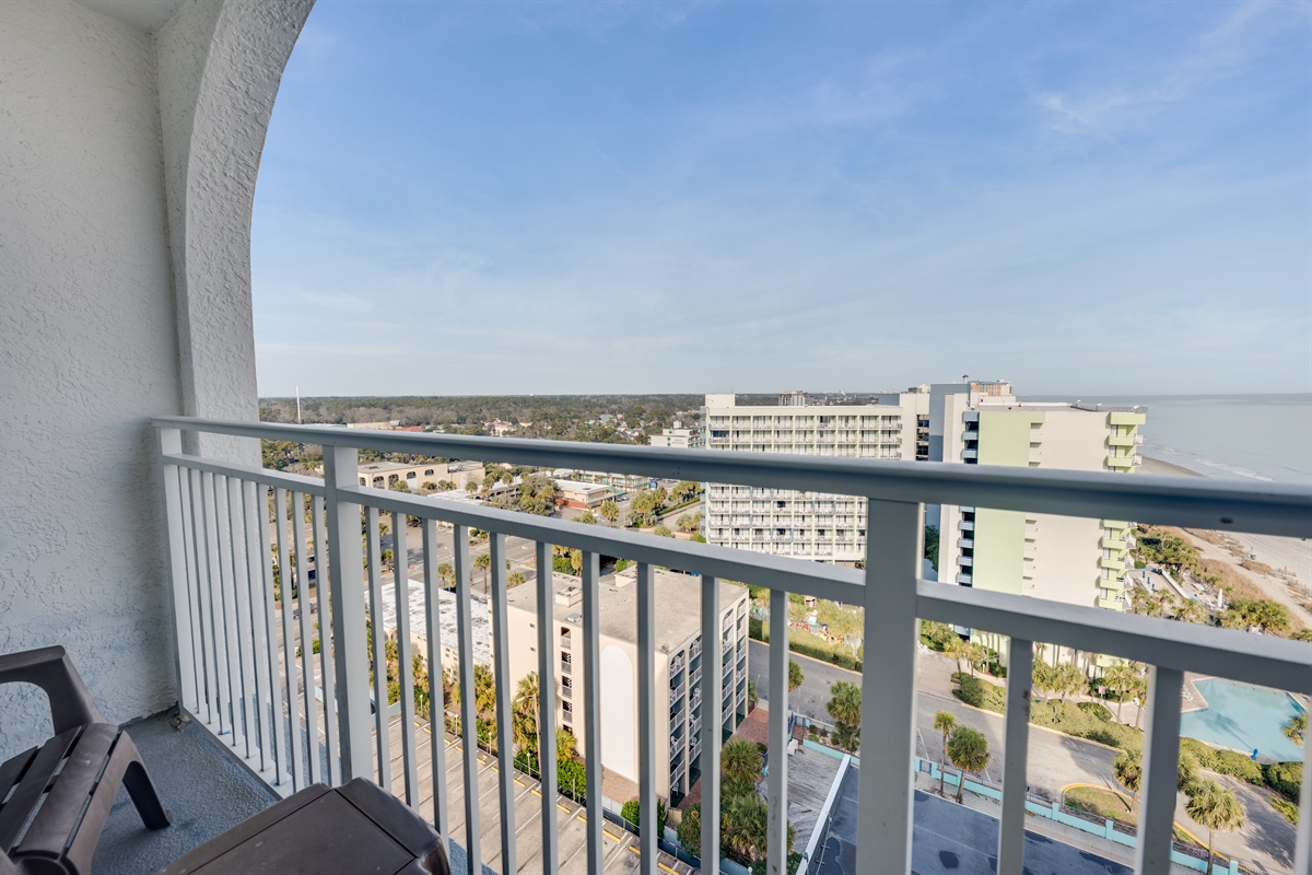 Amazing View from the Balcony!