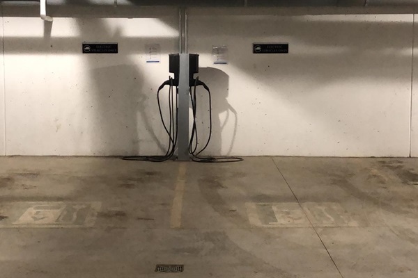 EV charging station - underground parkade