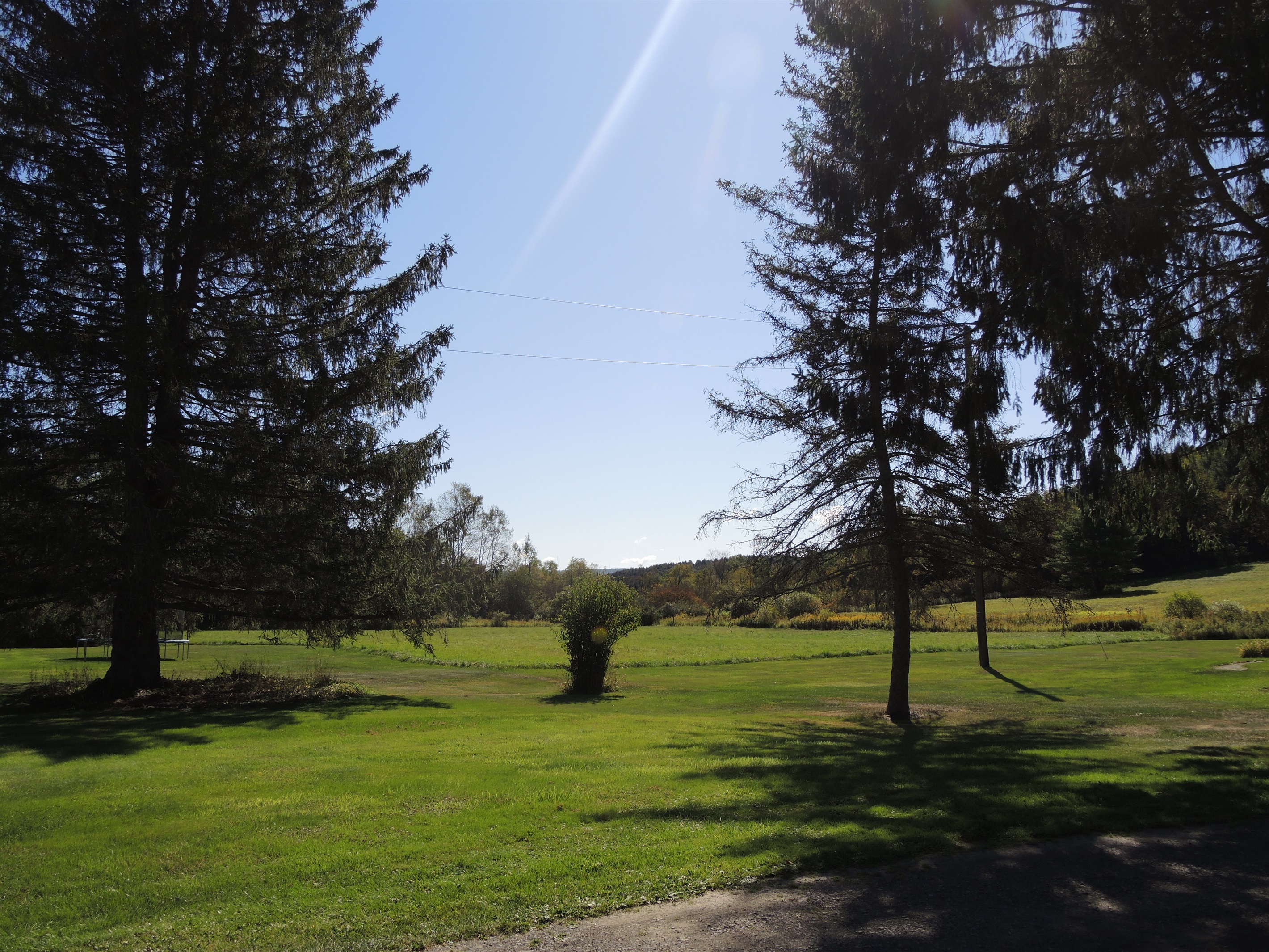 Long distance view from patio