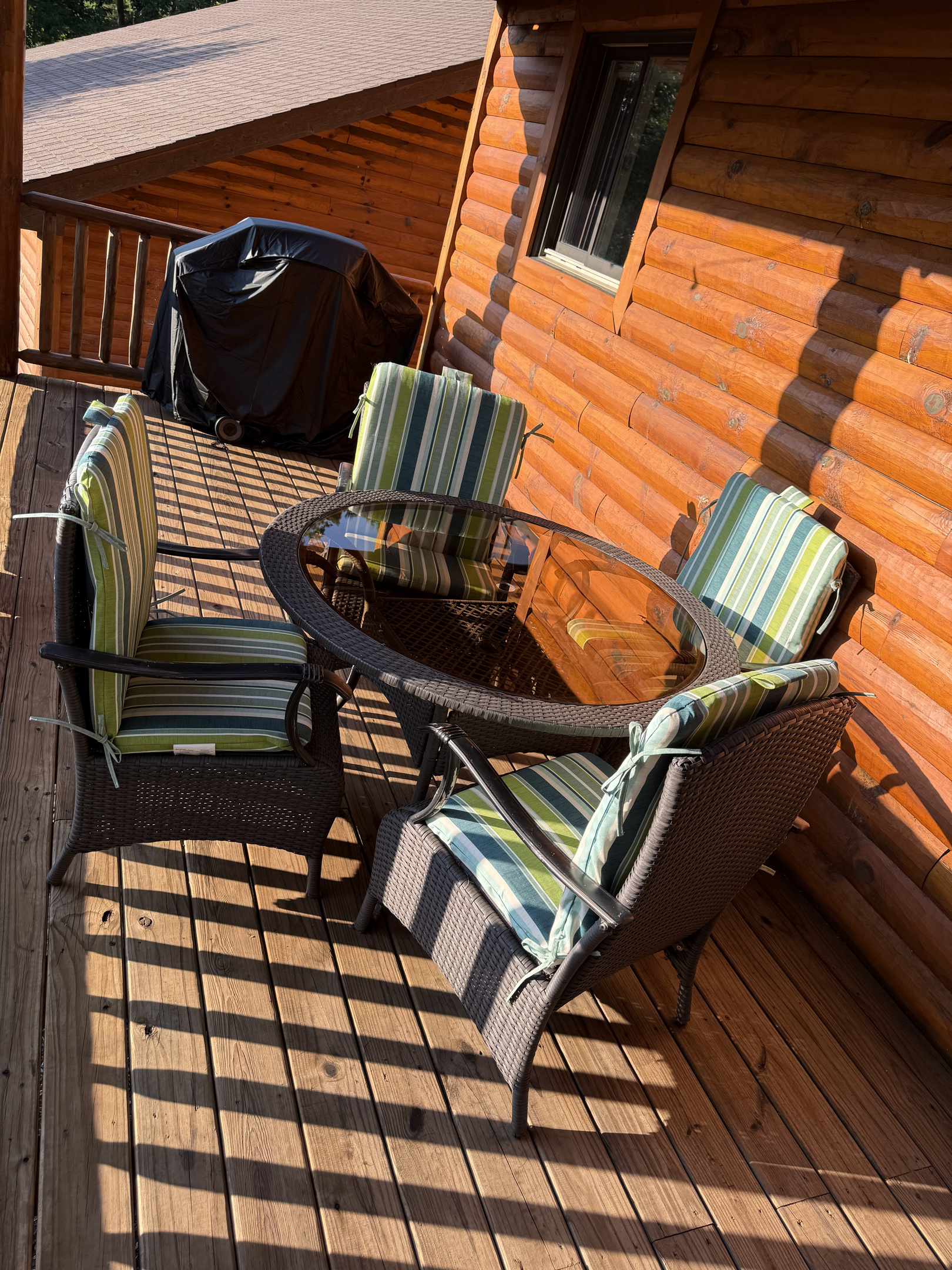 Outdoor dining space
