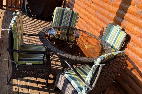 Outdoor dining space