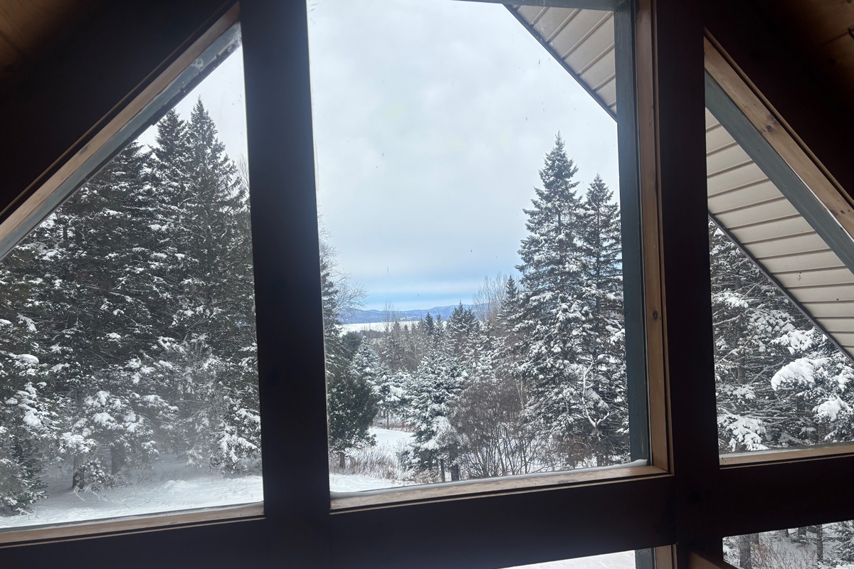 Beautiful views from the loft