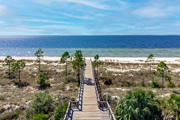 Boardwalk at Windmark Village leading to Windmark Beach