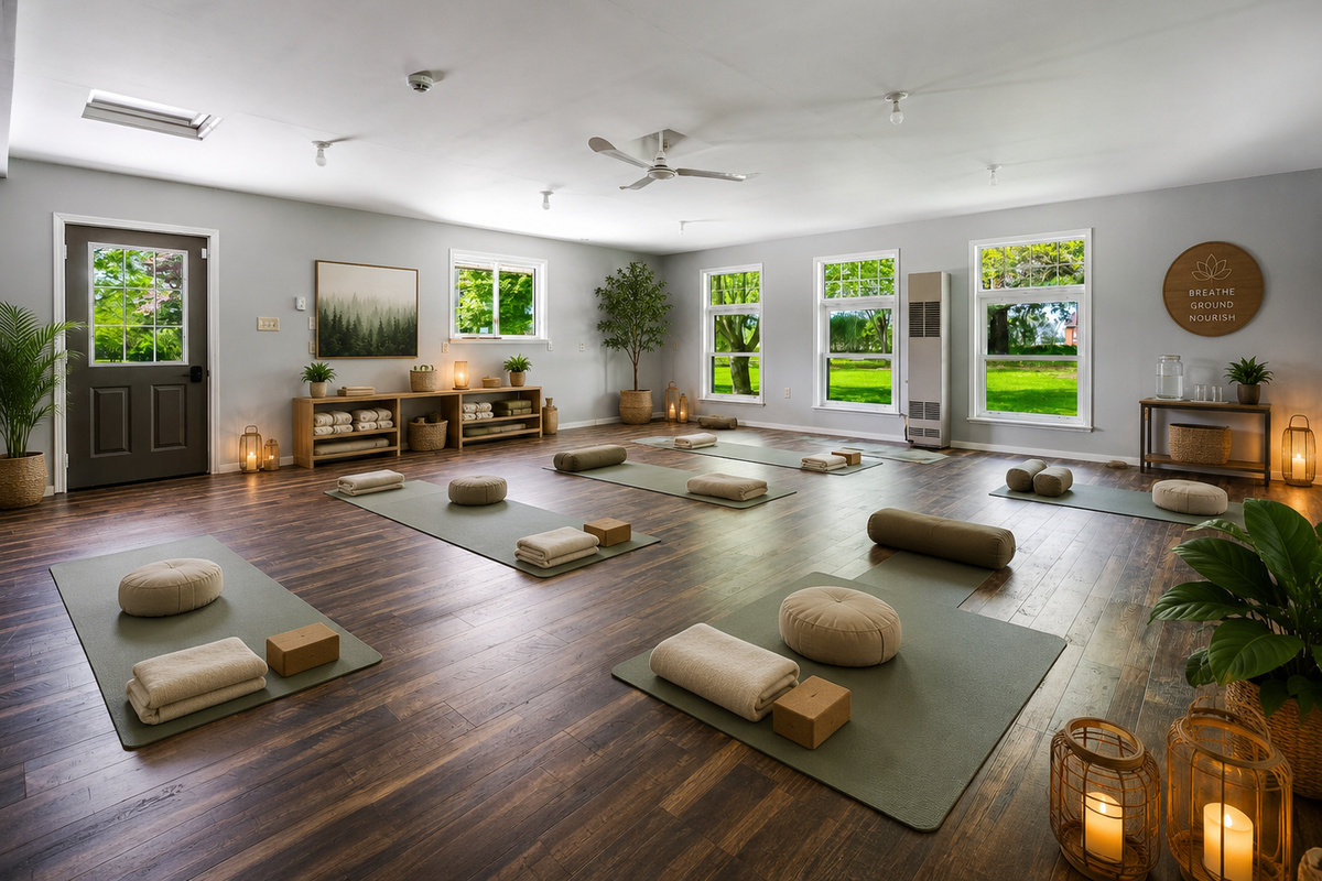 Imagine yourself settling up this space for your wellness retreat or a girls getaway. The possibilities of what you can do with our event space are endless. 