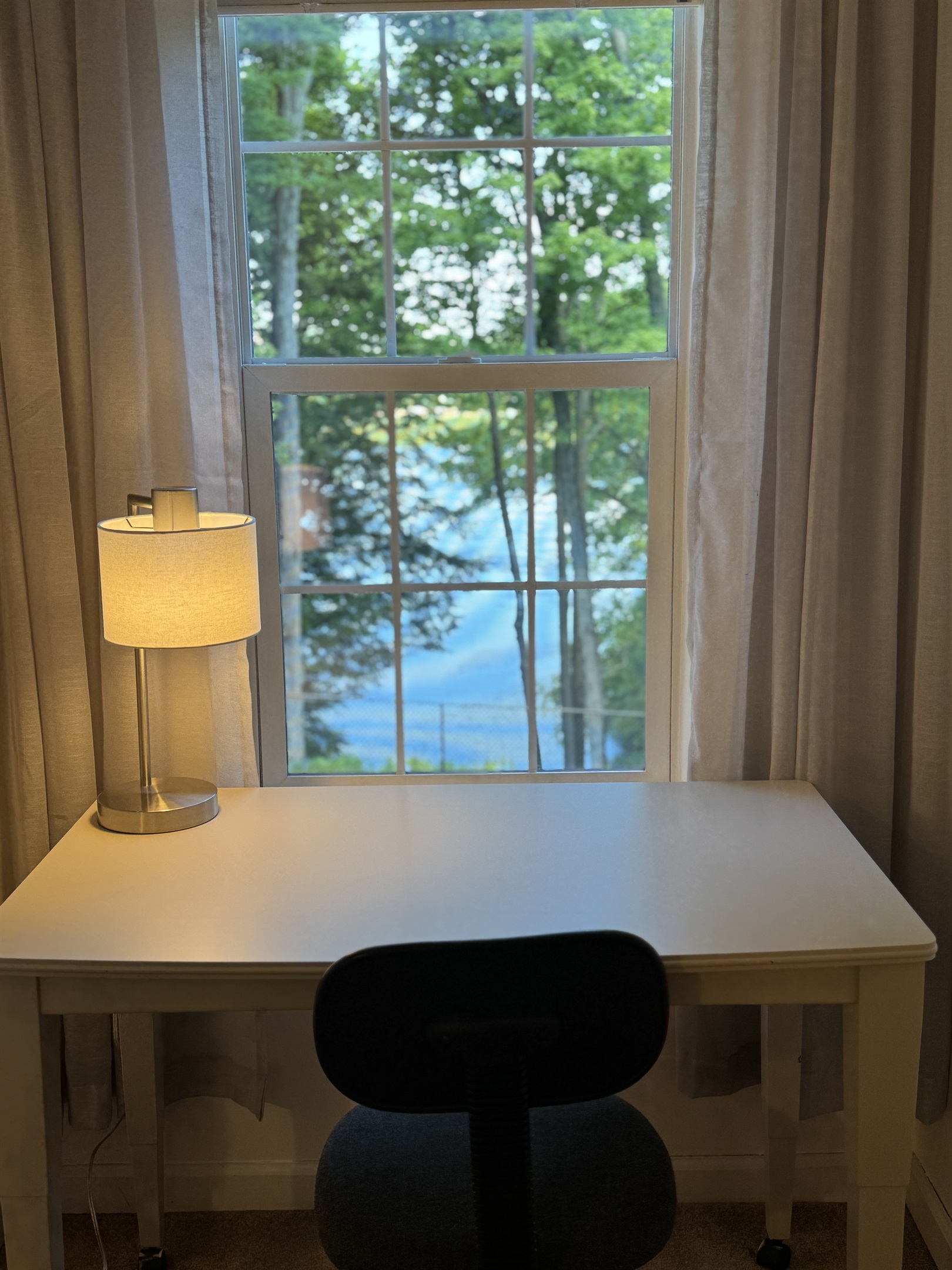 Desk with a view in Family Suite