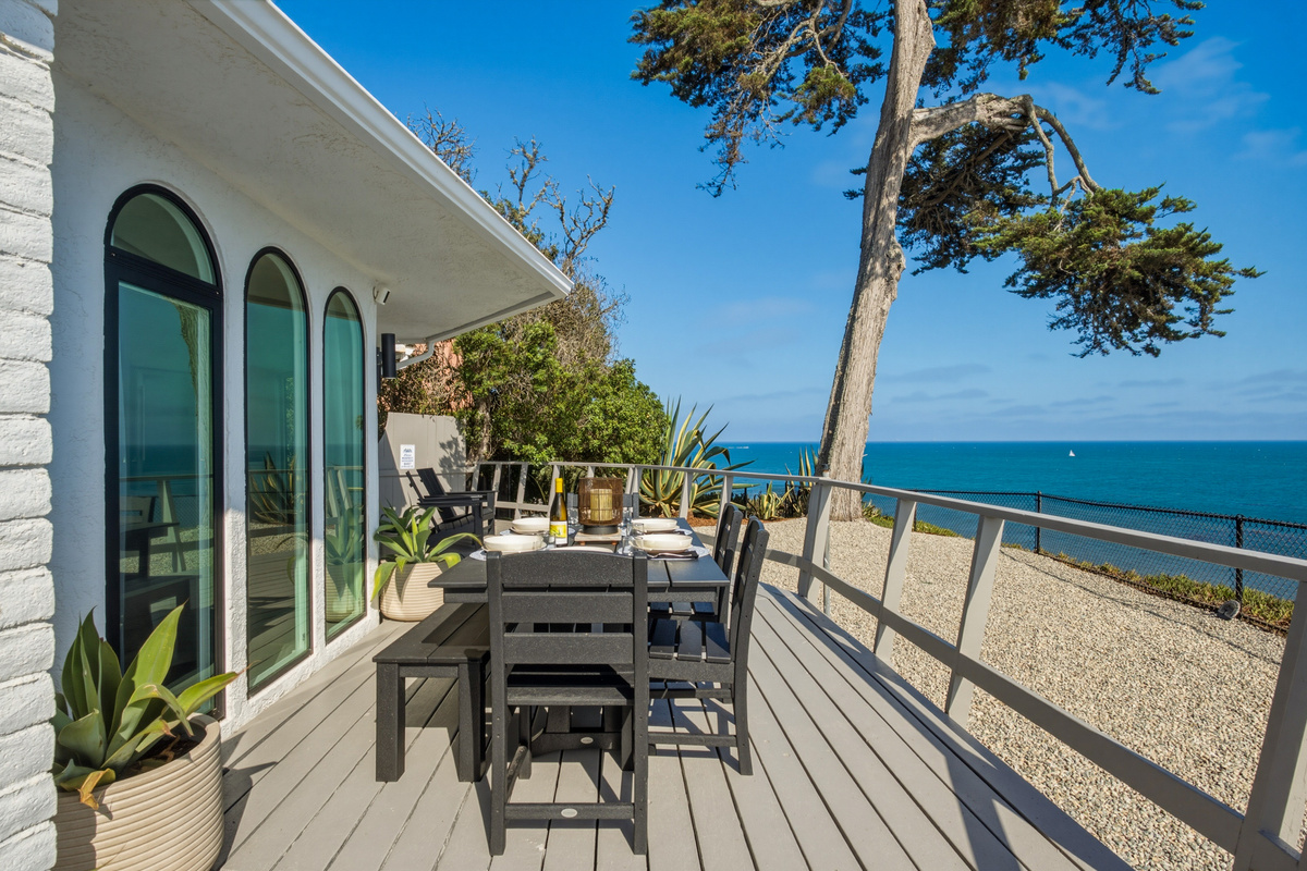 Outside dining