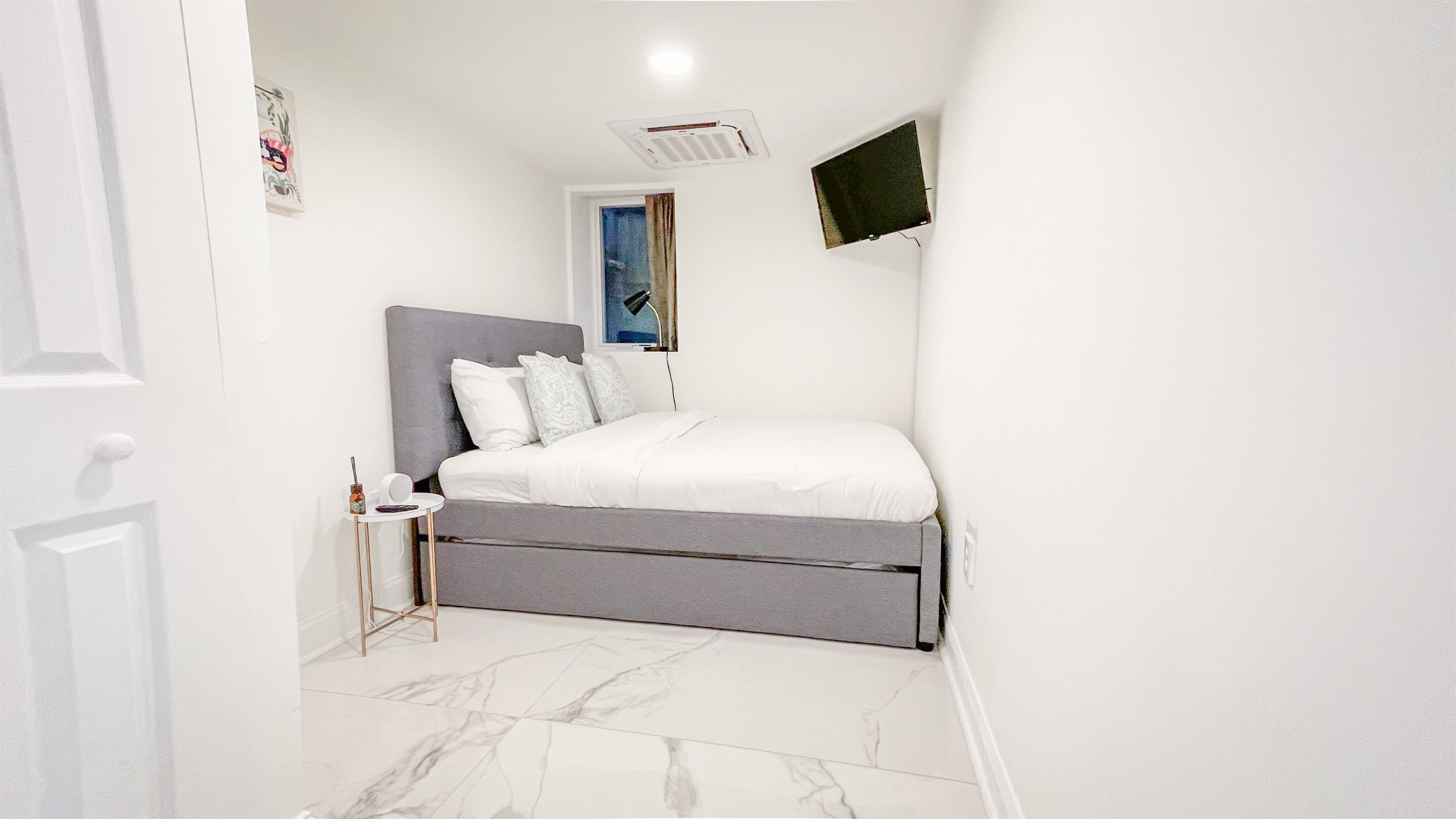 Bedroom #10 on the lower level has a full bed with a twin trundle underneath