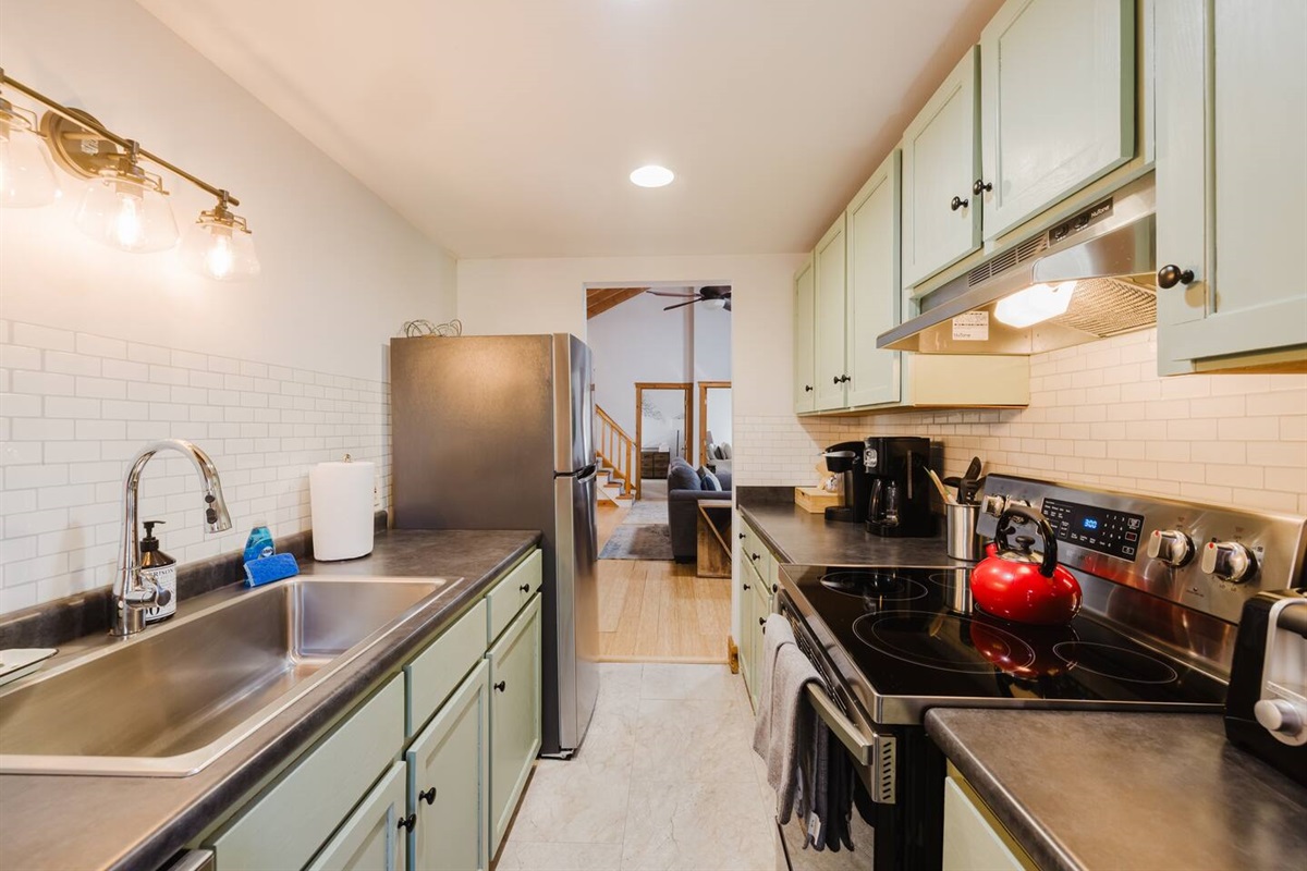 Sleek and modern kitchen