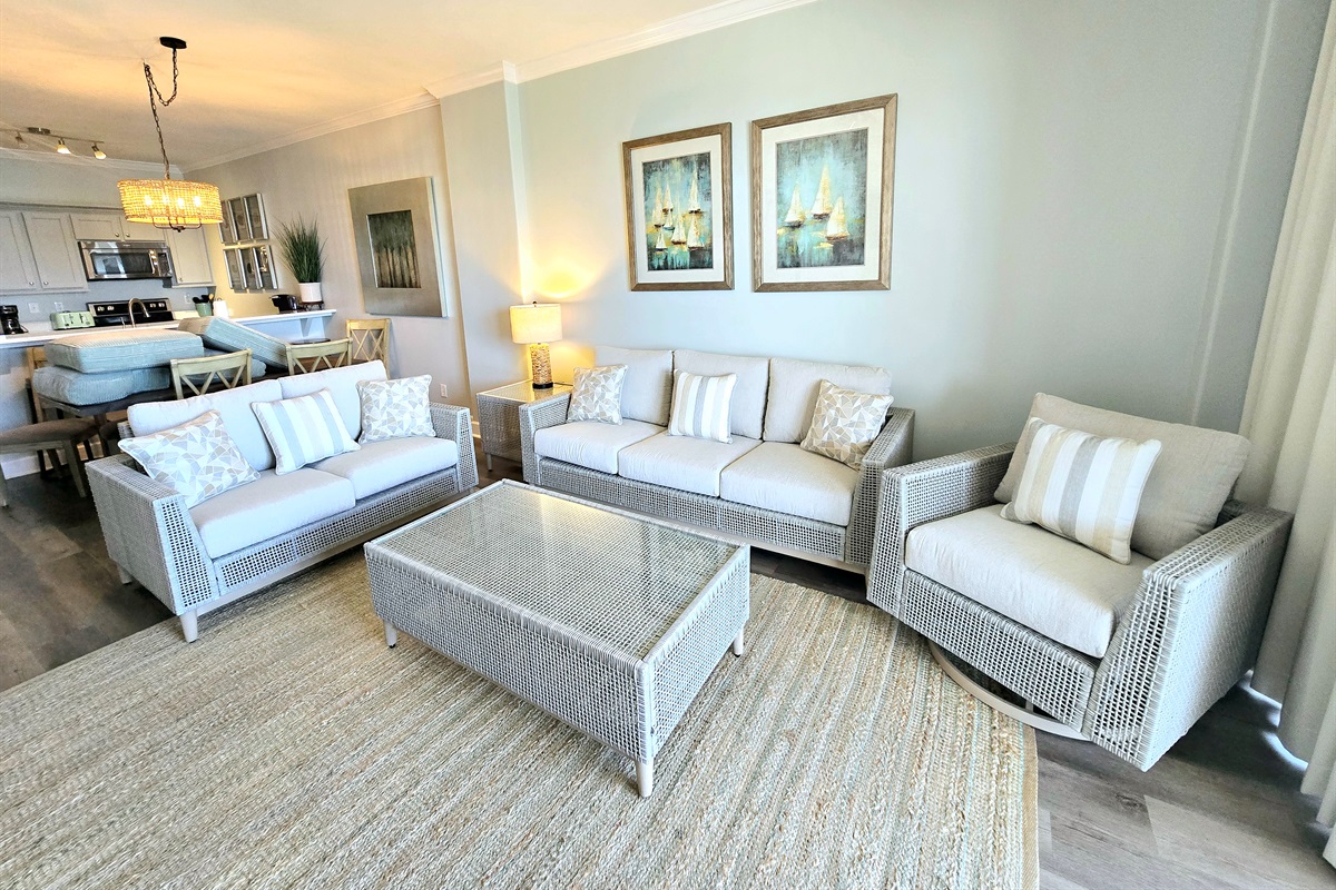 Recently updated living room furniture