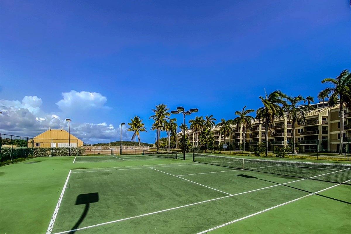 Enjoy access to the resort&rsquo;s tennis court for a fun and active day in paradise.