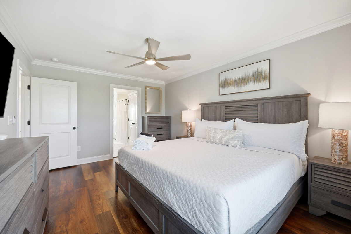 Bed linens provided