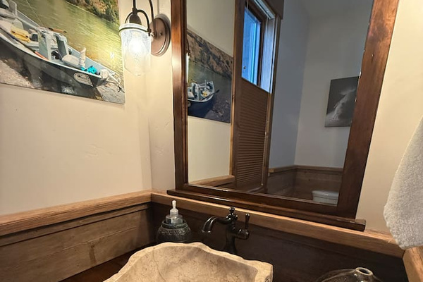 main floor half bathroom