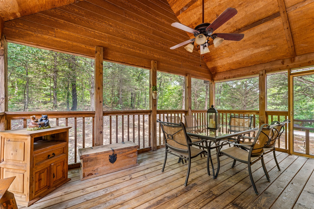 Screen in porch