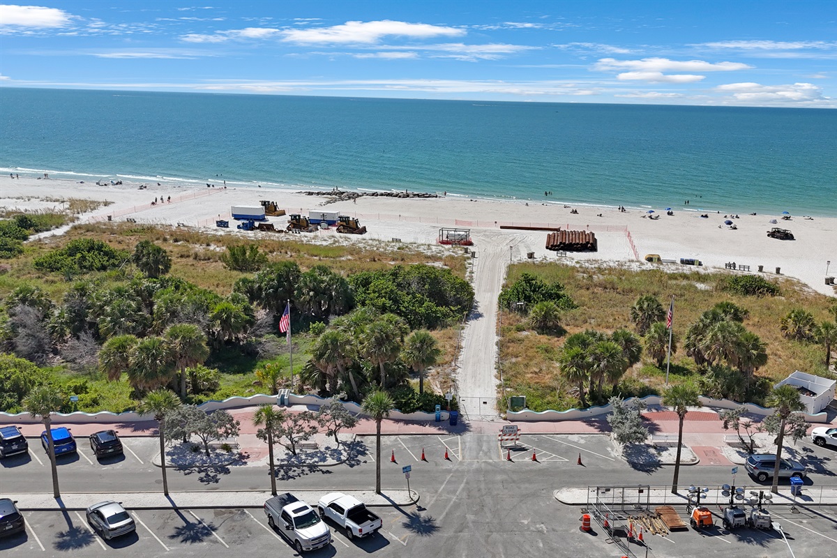 Aerial of St. Petersburg Beach