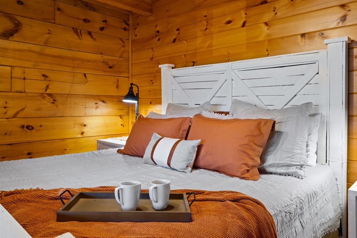 Comfortable sleeping accommodations designed with relaxation in mind.