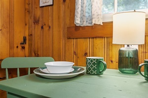 Fully equipped, electric cooktop stove, mini fridge, microwave, drip coffee maker, cooking basics, dishware, utensils