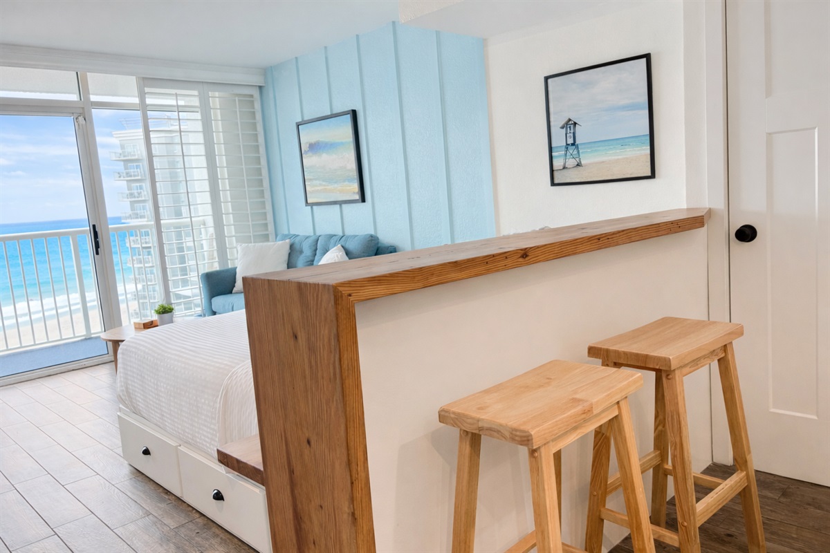 Morning coffee with a view