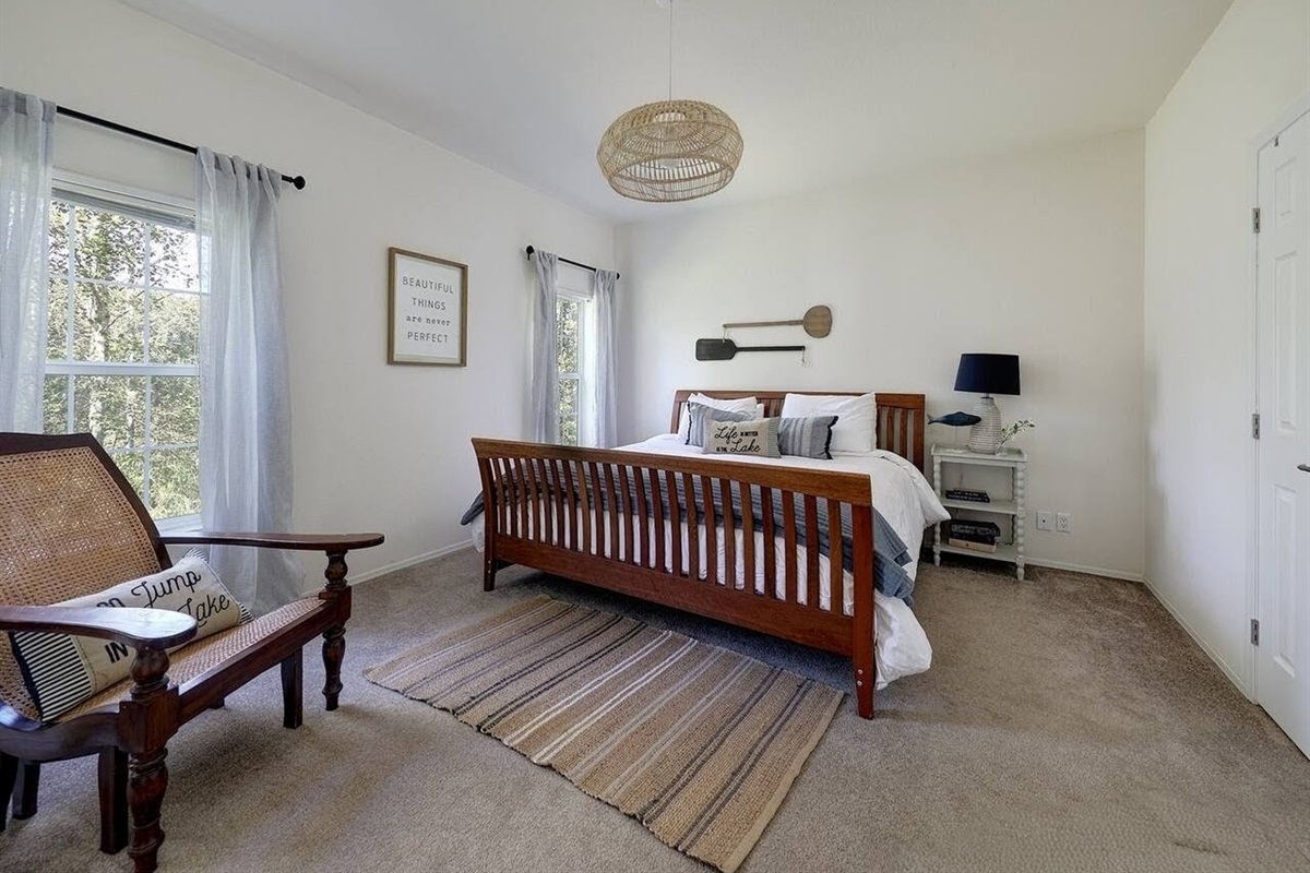 Main House - Bedroom #1:  King Bed