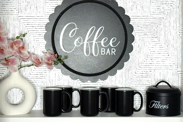 Fully Stocked Coffee Bar