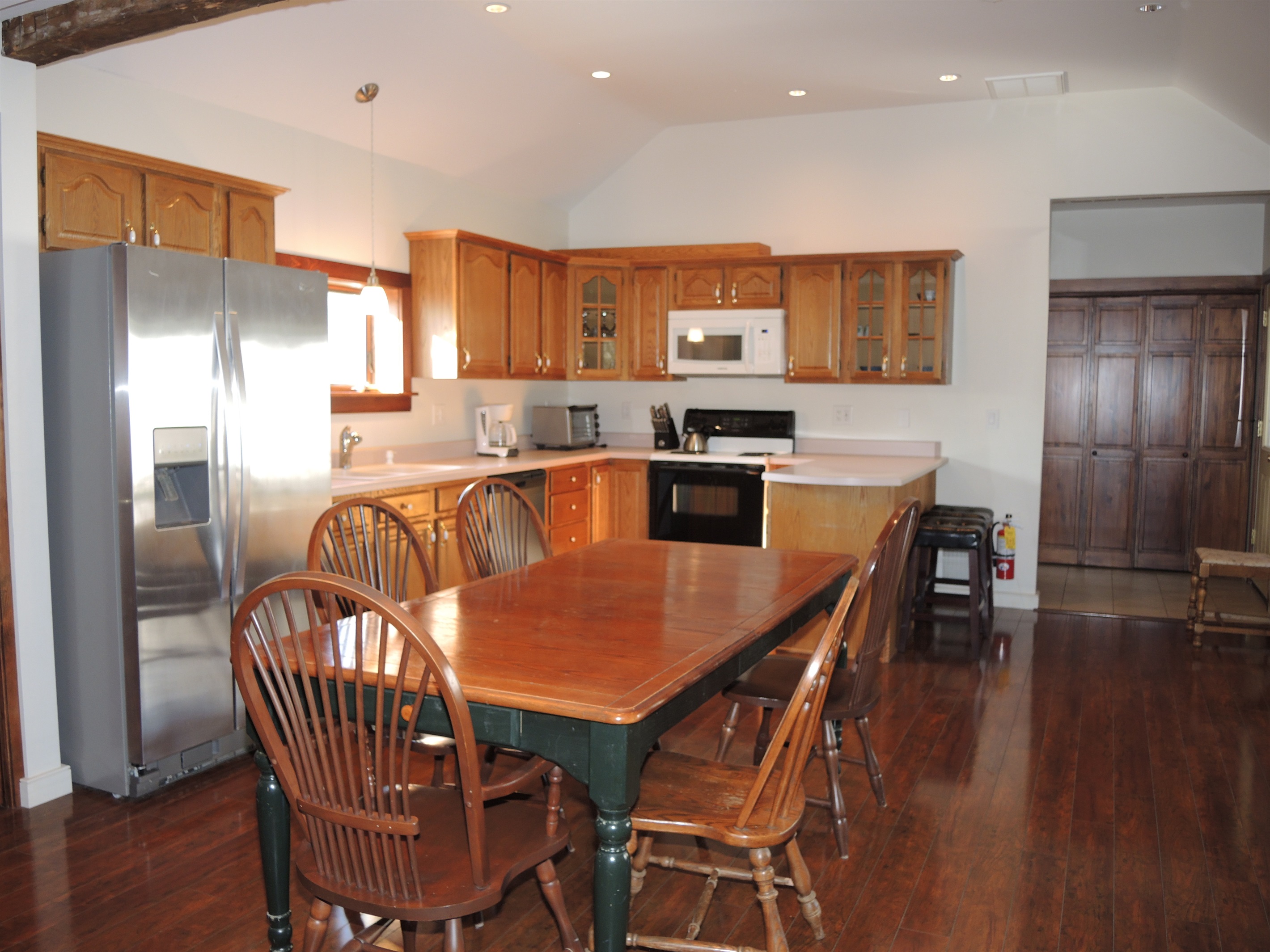 Open floor plan Kitchen, Dining Room and living room.