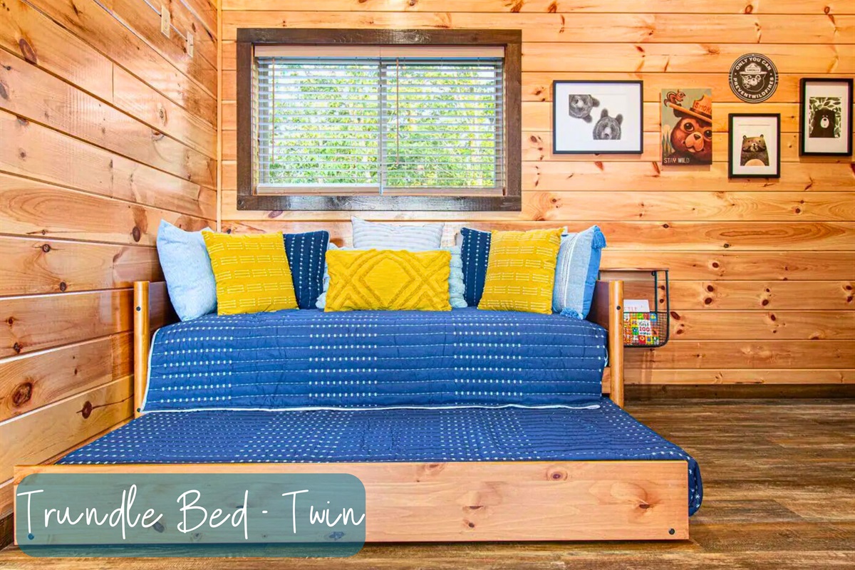 Trundle Bed with Twin-Size Mattress