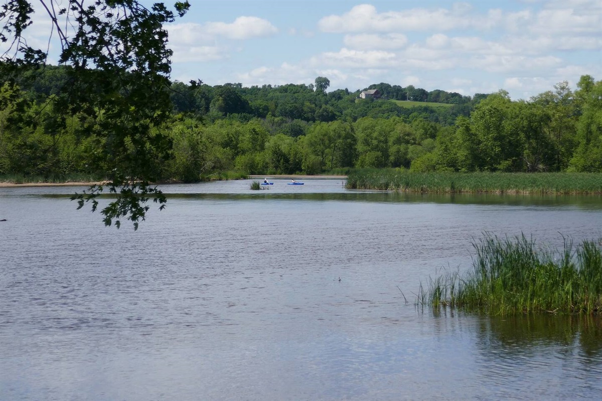 A great spot to launch a kayak