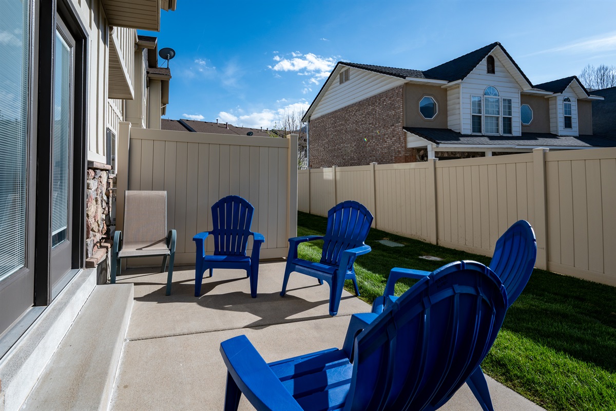 Gather around and enjoy fresh mountain air with friends and family.