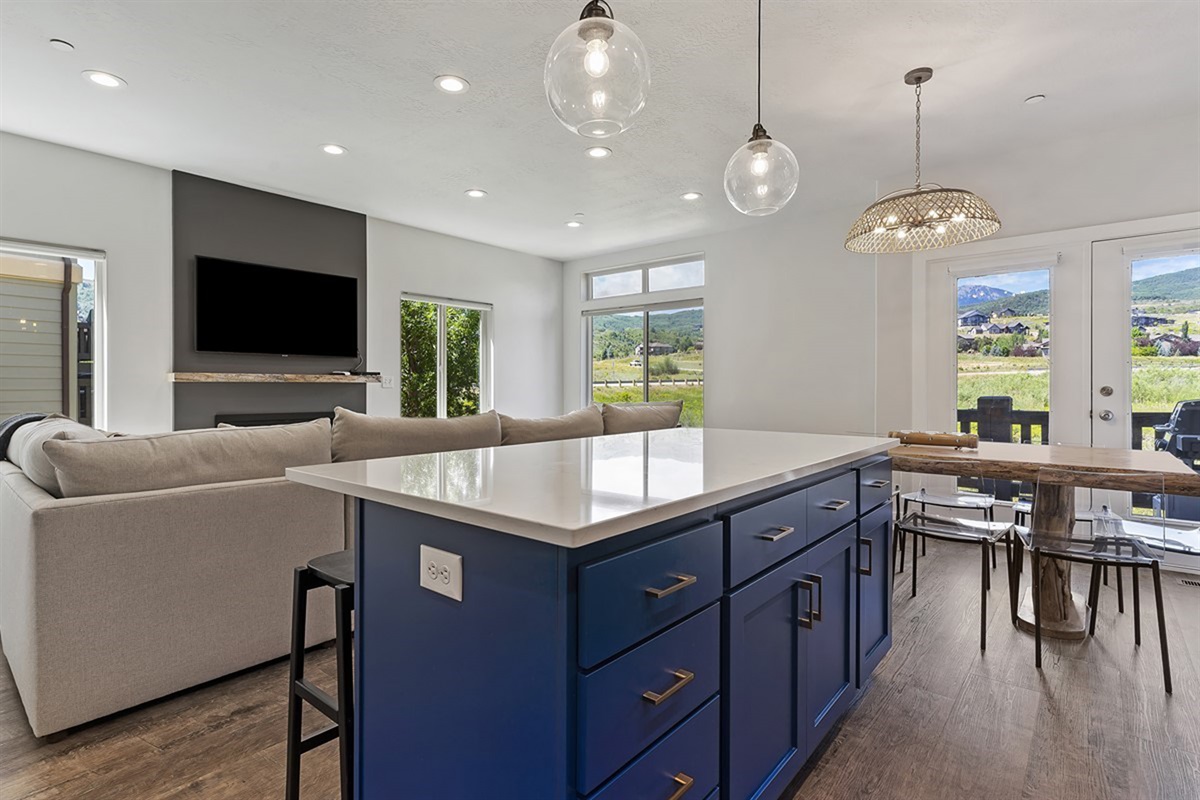 Experience seamless luxury with an expansive layout that blends the gourmet kitchen and sophisticated living area—ideal for hosting and relaxing in comfort.