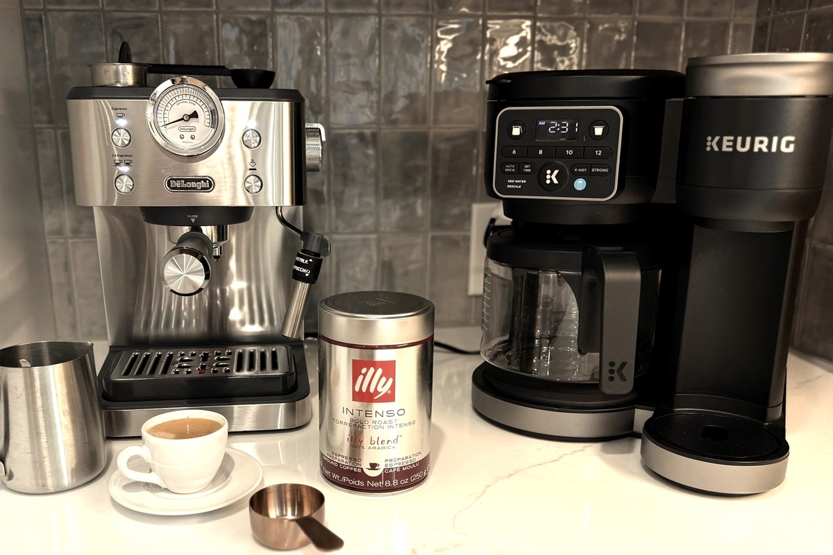 DeLonghi Espresso and Keurig Single Cup or Carafe