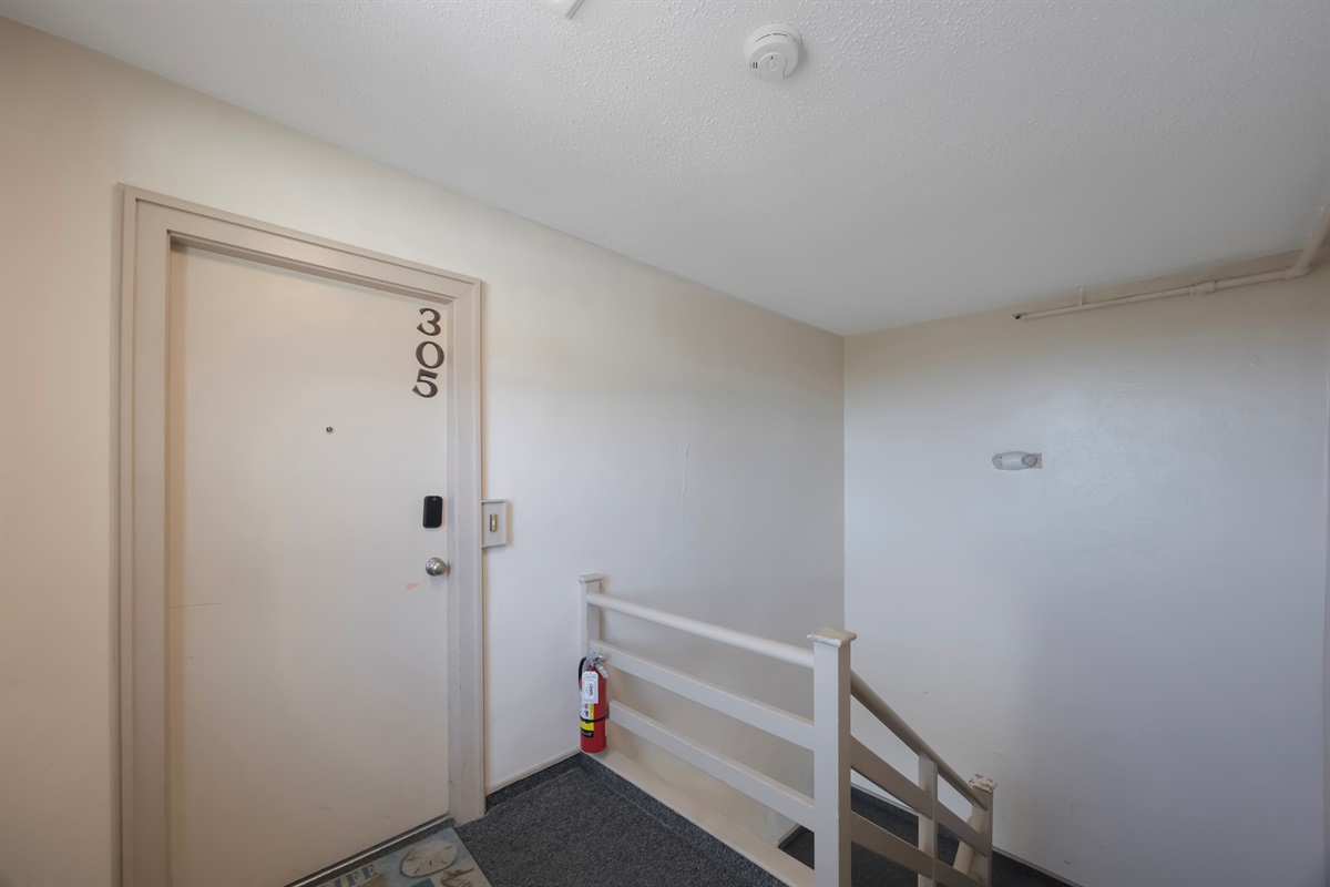 Unit on the third floor, sorry, no elevators