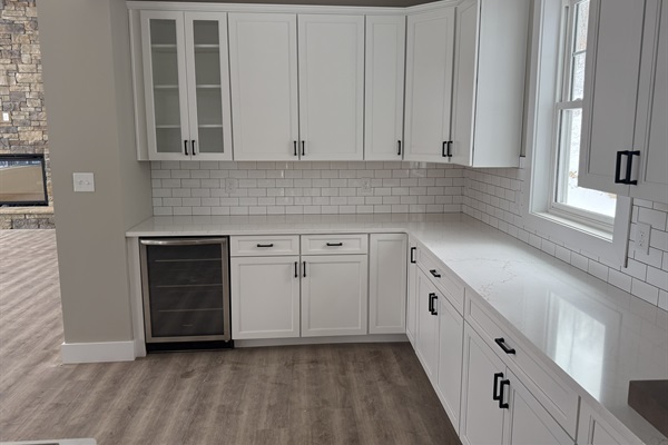 Kitchen bar area, construction update 1/31/26.