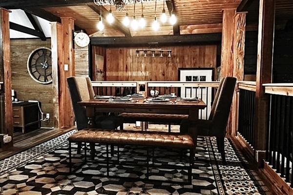 The perfect place for a long dinner with friends, an epic family card game, or a cozy breakfast on a snowy morning!