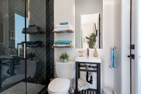 Casita private bathroom