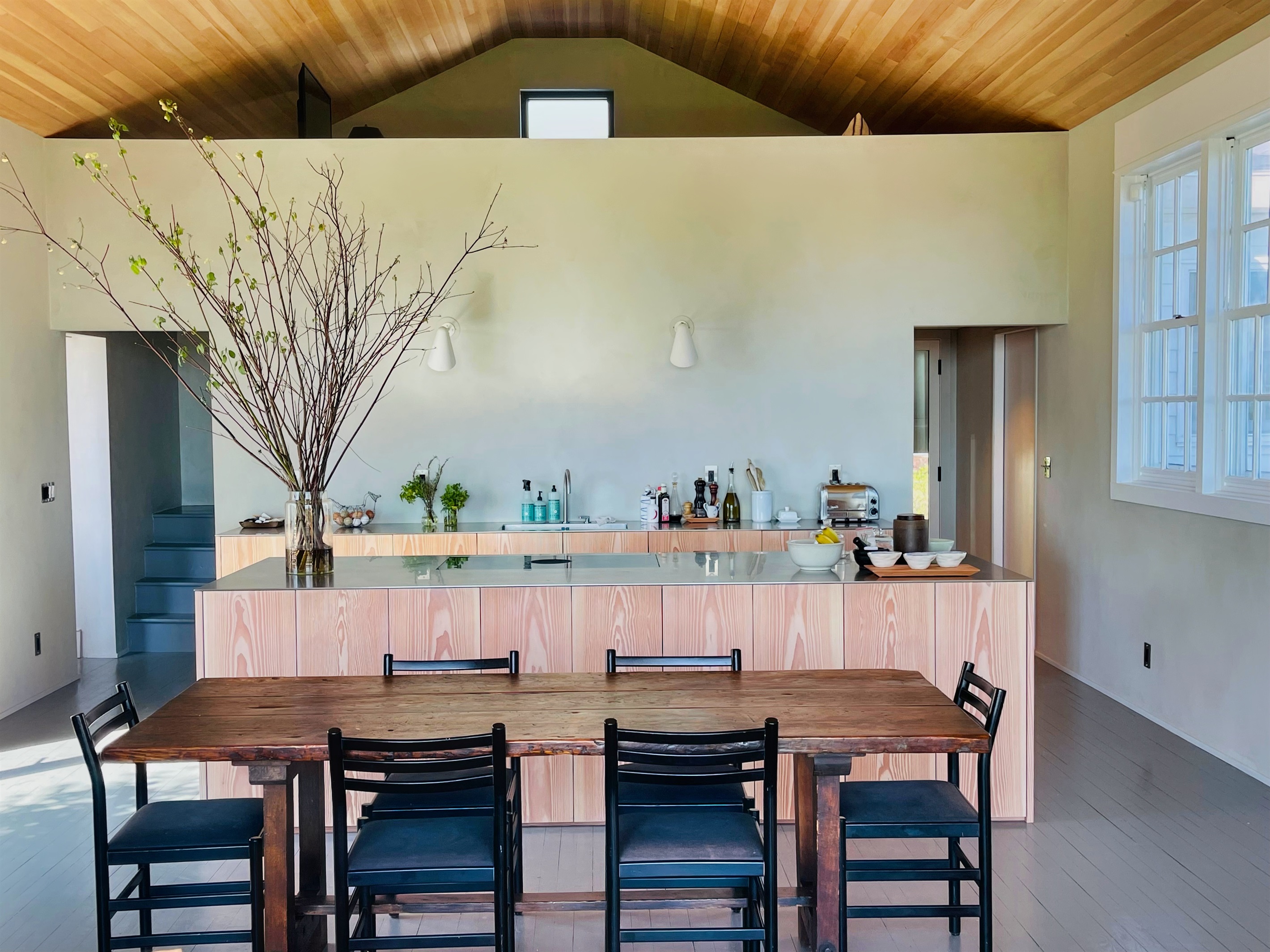 Hawk Field House - dining area right next to the kitchen.
