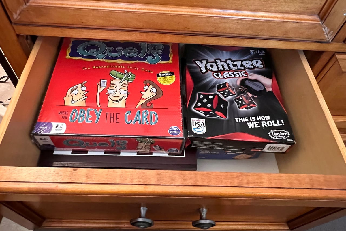 Plenty of board and card games 