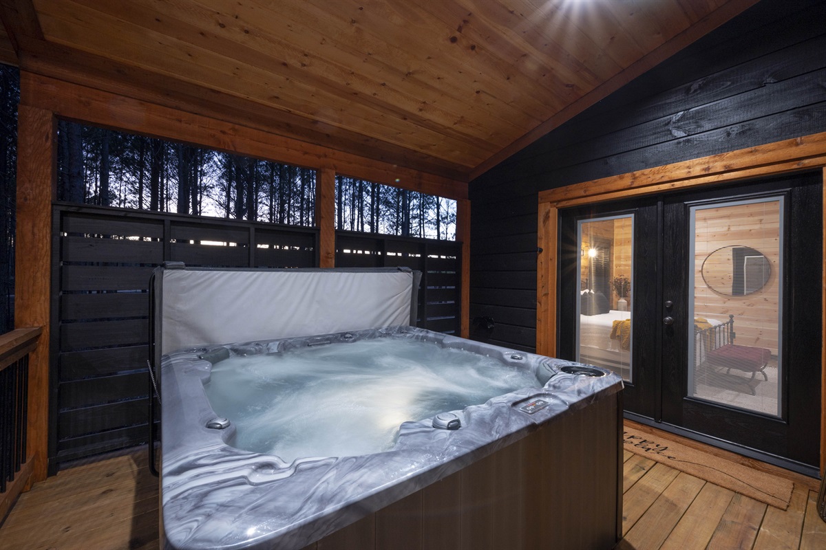 Privacy wall off the back deck to put your mind at ease.