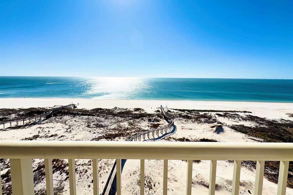 The direct view off the balcony