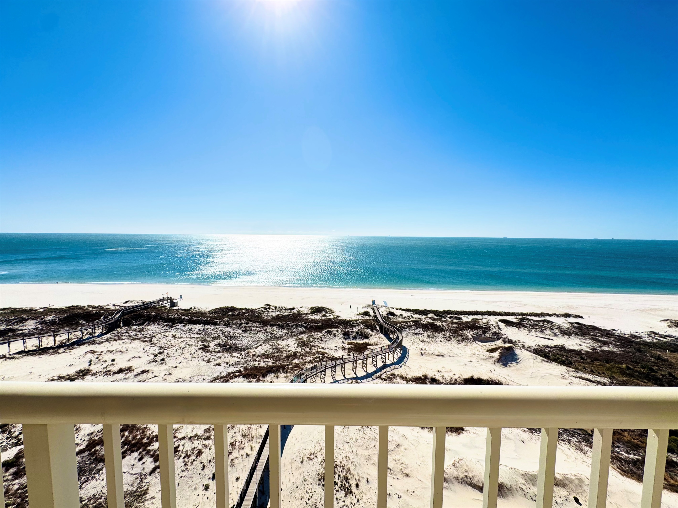 The direct view off the balcony