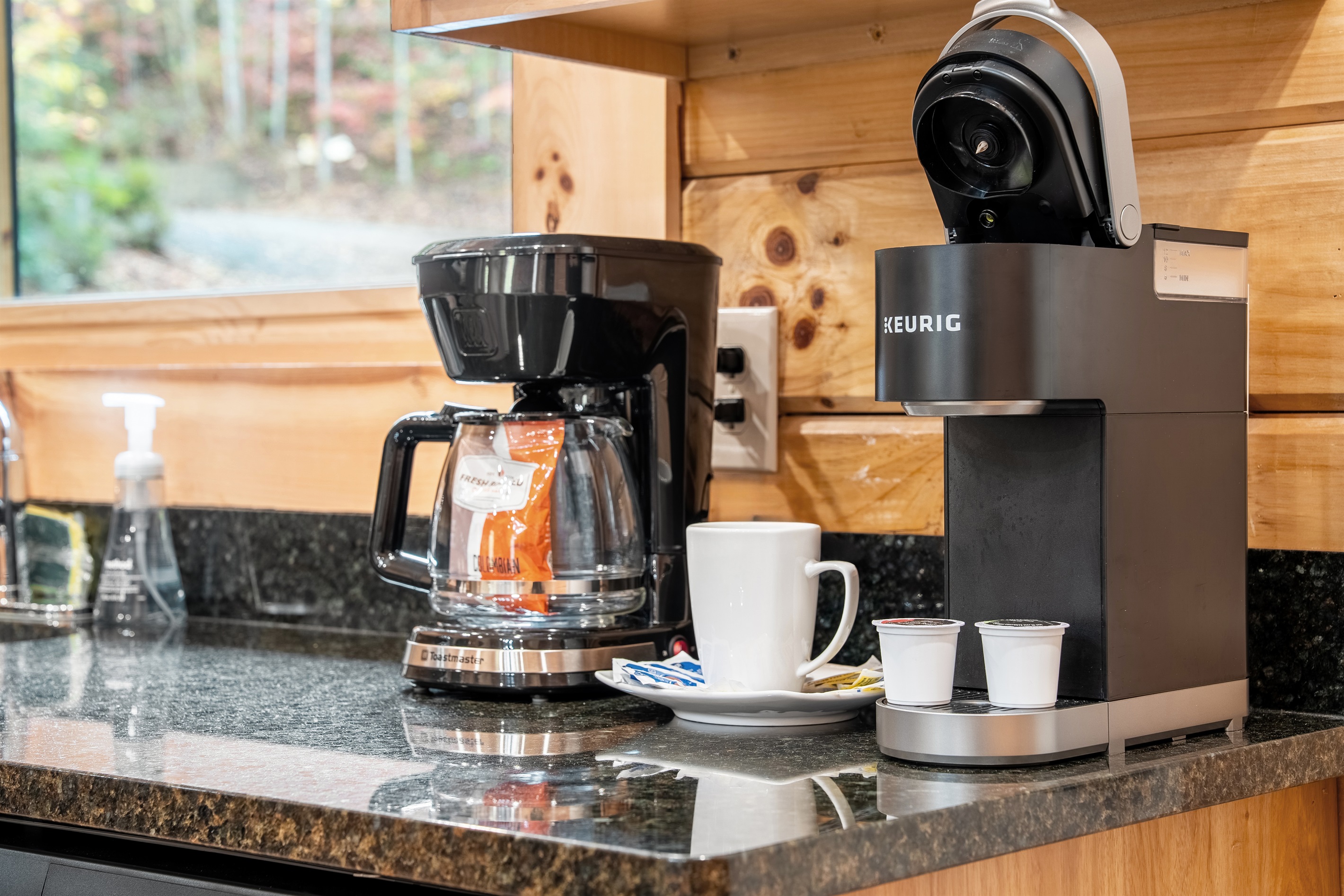 Fresh coffee...mountain air, pure bliss