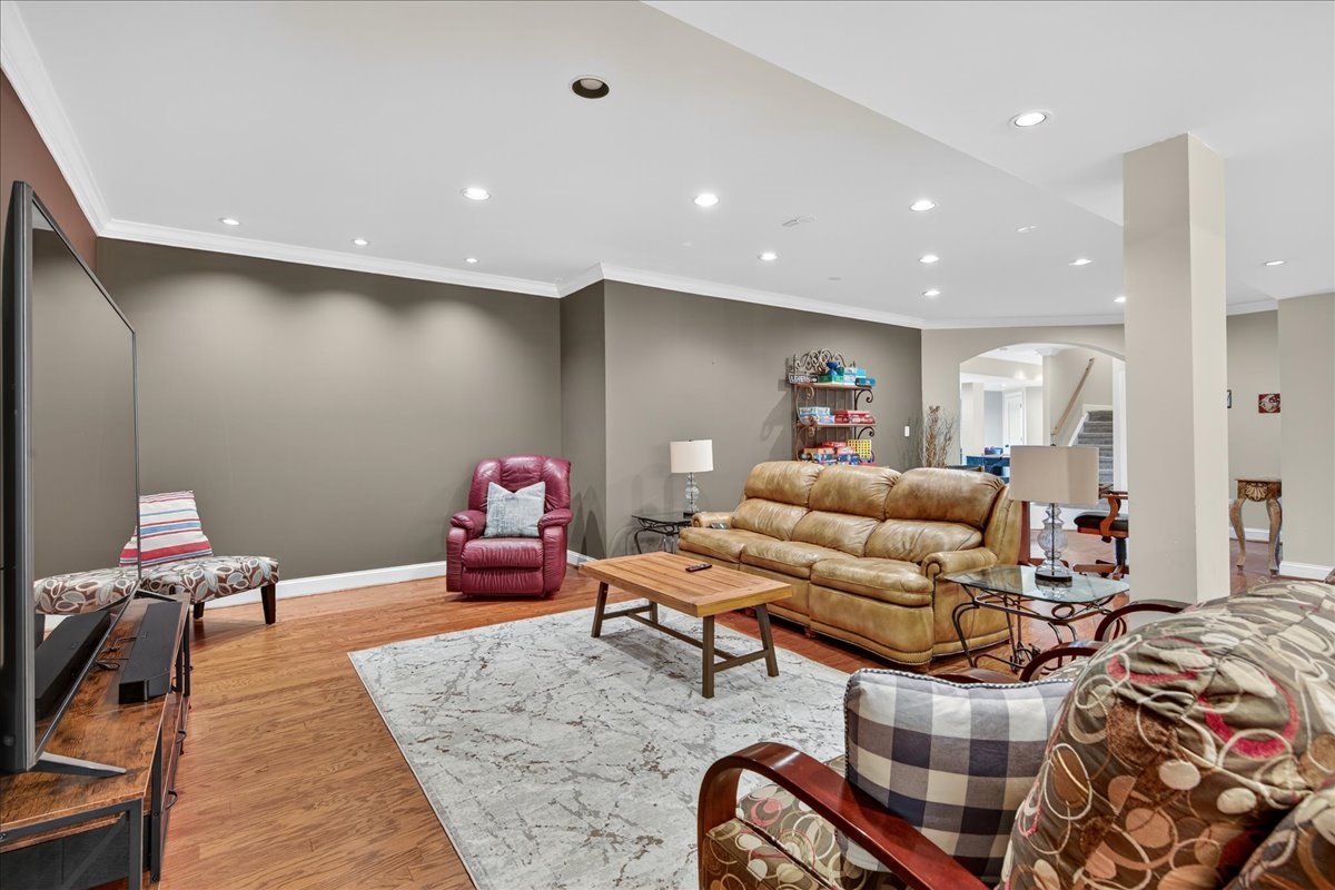 Casual TV area designed for time spent together.