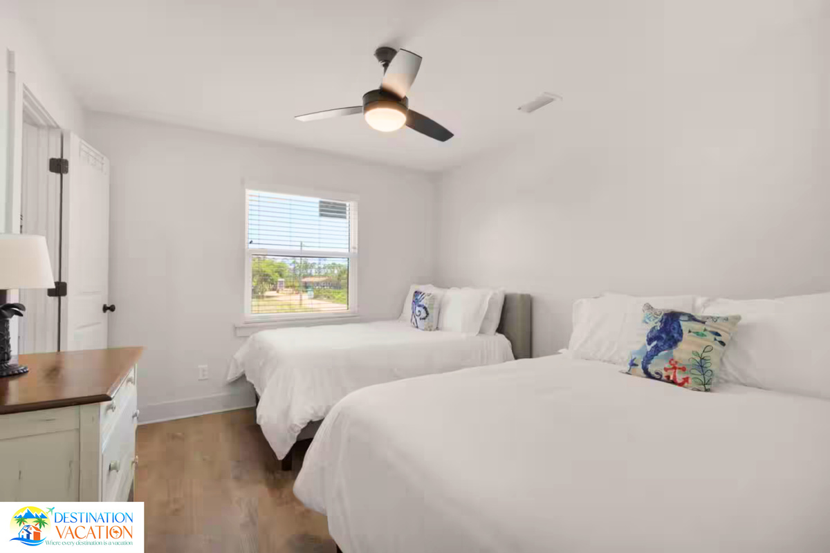A peaceful bedroom retreat with effortless coastal elegance.