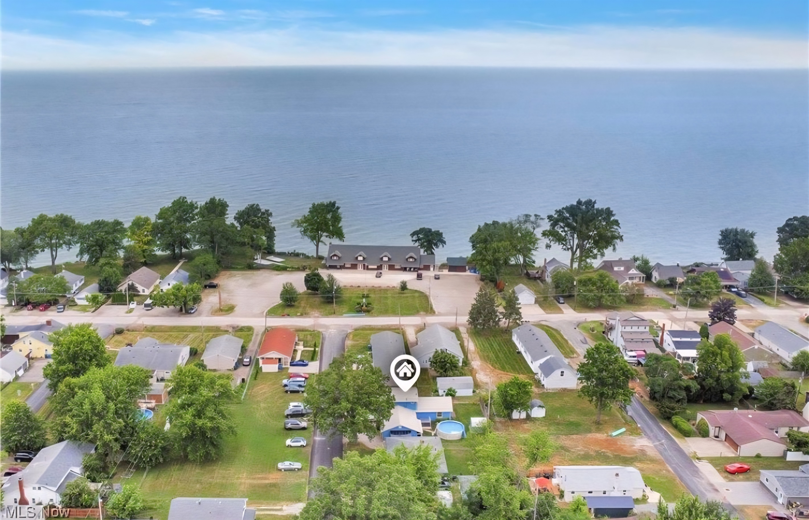 Beautiful Lake Erie. Just across the street