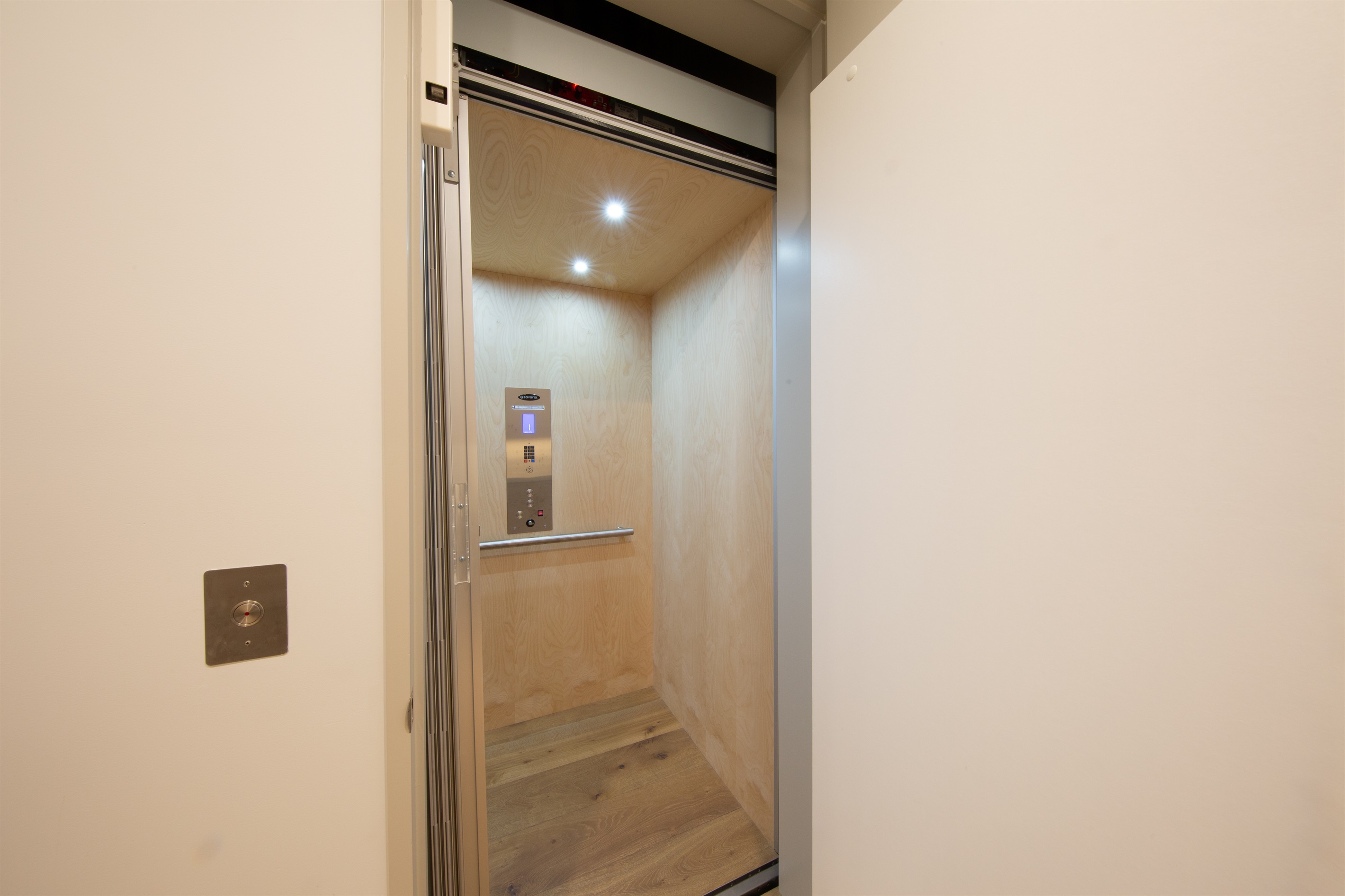 Or use the elevator between floors for your convenience 