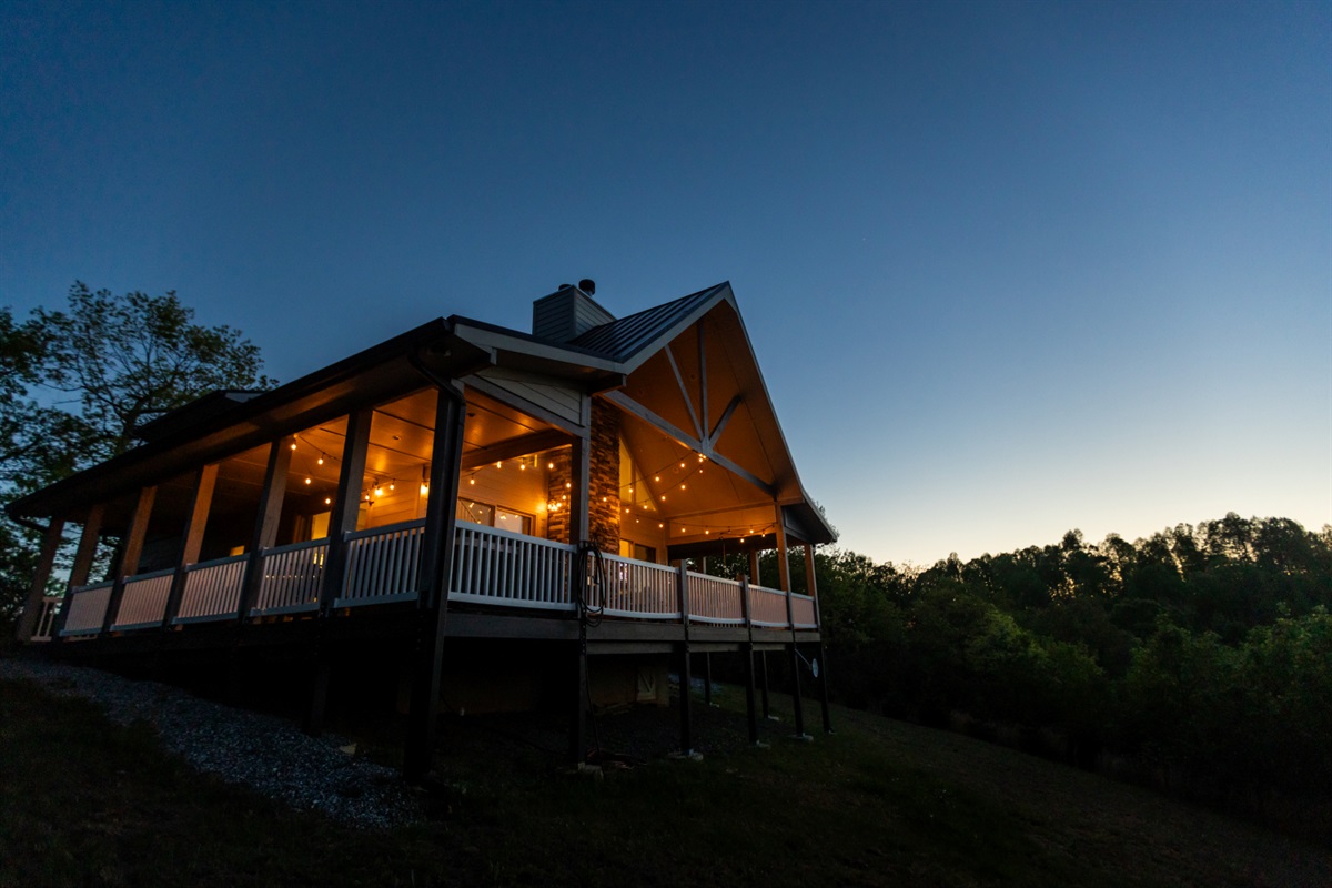 Beautiful view as the sun goes down