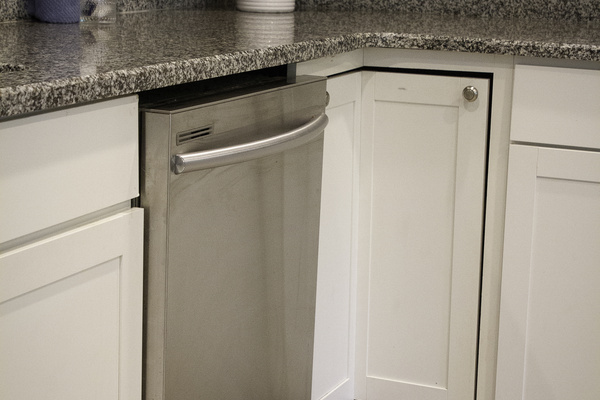 A view of the dishwasher